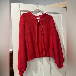 Women's Red Sweater